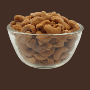 Pic credits to Deligos. This picture denotes salted roasted cashews.