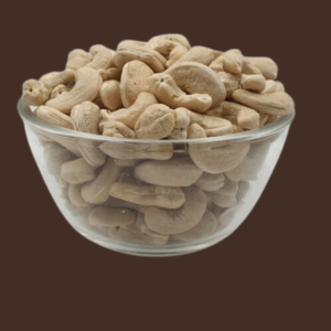Pic credits to Deligos. This picture denotes Plain cashews.