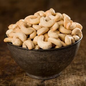 This is an image of plain cashews.